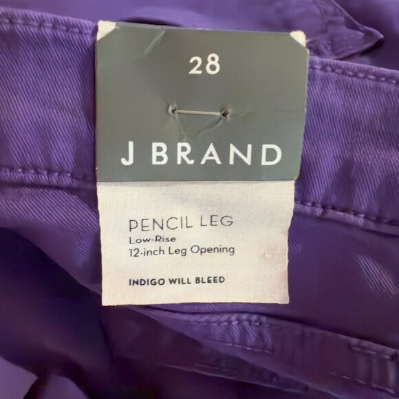 NWT J Brand Purple Pencil Leg Jeans (Size 28) - Picture 9 of 15